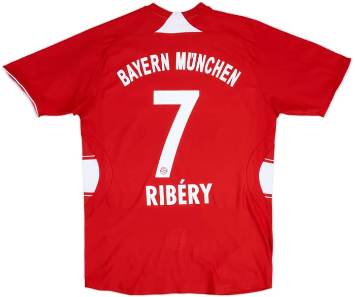 2007-08 Bayern Munich Home Shirt Ribery #7 - 7/10 - (XL.Boys)