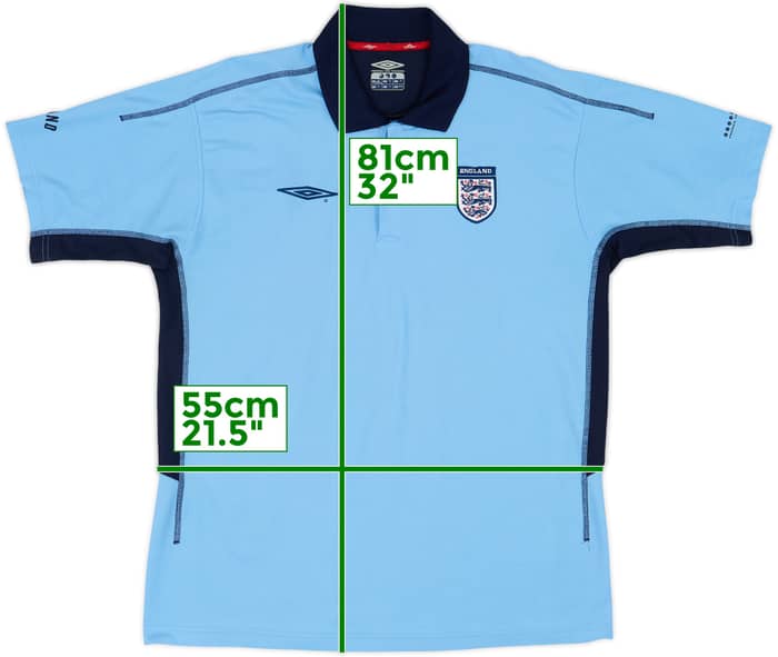 2004-06 England Umbro Polo Shirt - 8/10 - (XL)