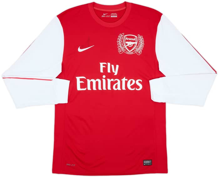 2011-12 Arsenal Home L/S Shirt Henry #12 - 6/10 - (M)
