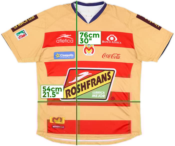 2010-11 Monarcas Morelia Home Shirt - 6/10 - (L)
