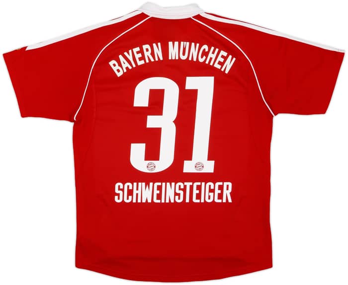 2005-06 Bayern Munich Home Shirt Schweinsteiger #31 - 8/10 - (XL.Boys)