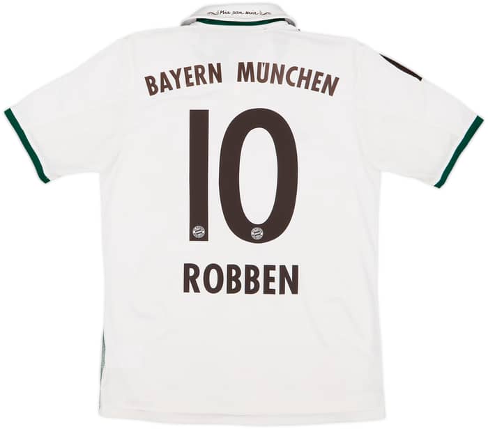 2013-14 Bayern Munich Away Shirt Robben #10 - 8/10 - (XL.Boys)