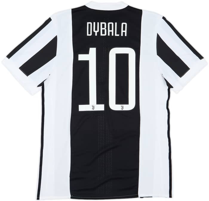 2017-18 Juventus Player Issue Home Shirt Dybala #10 - 6/10 - (L/XL)
