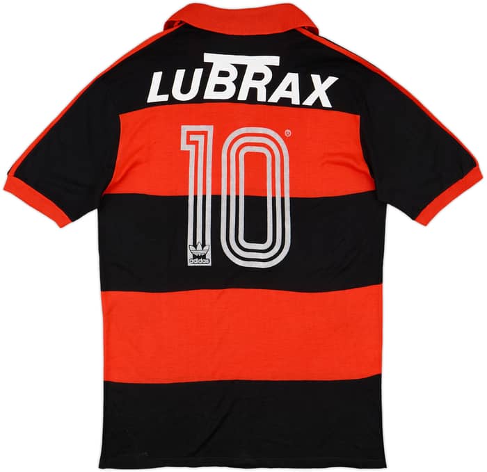 1987-90 Flamengo Home Shirt #10 - 8/10 - (L)