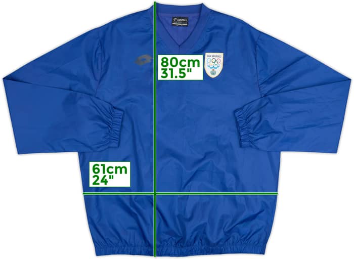 2020 San Marino Olympics Lotto Drill Top - 10/10 - (XXL)