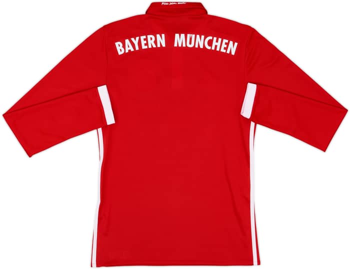 2016-17 Bayern Munich Home L/S Shirt Robben #10 - 8/10 - (XS)
