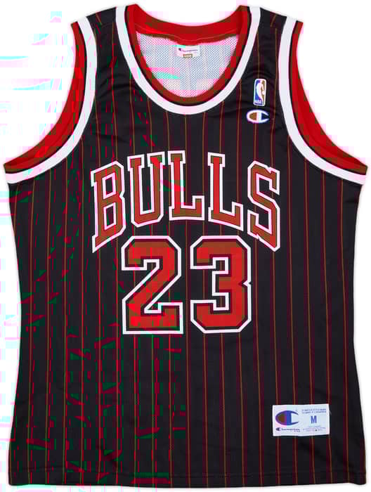 1995-97 Chicago Bulls Jordan #23 Champion Alternate Jersey - 9/10 - (M)