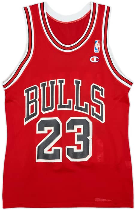 1991-93 Chicago Bulls Jordan #23 Champion Away Jersey - 7/10 - (S)