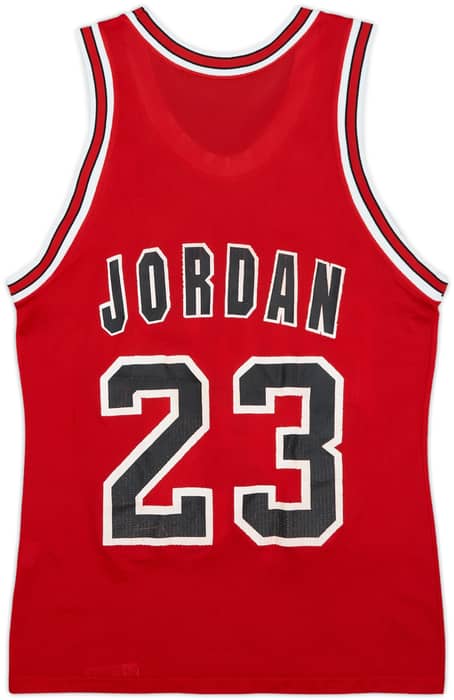 1991-93 Chicago Bulls Jordan #23 Champion Away Jersey - 7/10 - (S)