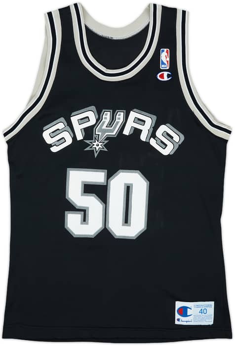 1991-95 San Antonio Spurs Robinson #50 Champion Away Jersey - 9/10 - (M)