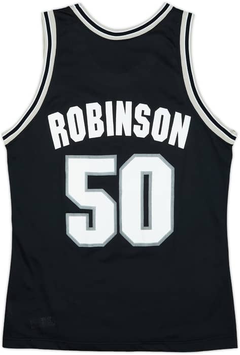 1991-95 San Antonio Spurs Robinson #50 Champion Away Jersey - 9/10 - (M)
