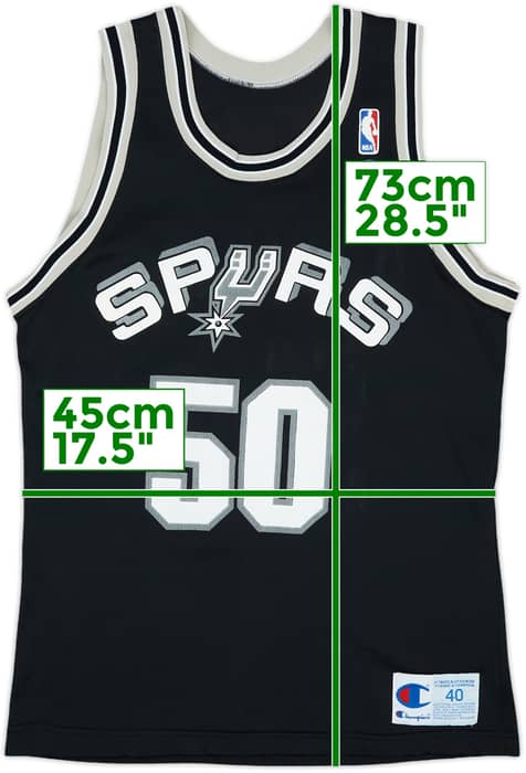 1991-95 San Antonio Spurs Robinson #50 Champion Away Jersey - 9/10 - (M)