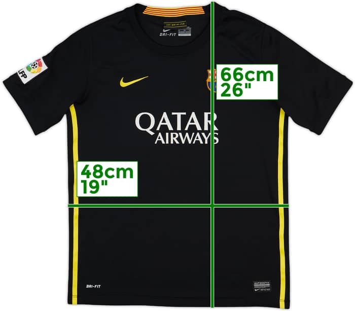 2013-14 Barcelona Third Shirt - 7/10 - (XL.Boys)