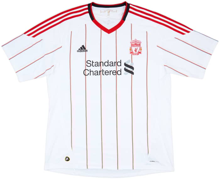 2010-11 Liverpool Away Shirt Gerrard #8 - 9/10 - (XXL)