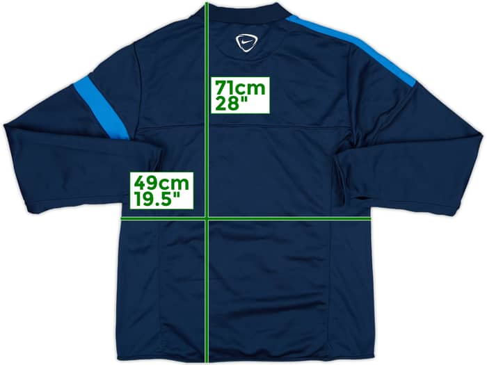 2013-14 Everton Nike Sweat Top - 7/10 - (M)
