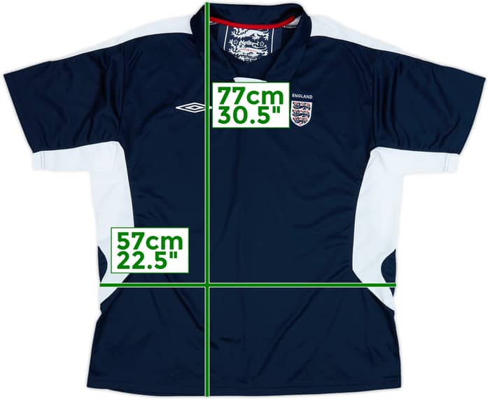 2005-06 Inglaterra Umbro Camiseta de Entrenamiento - 8/10 - (XXL)