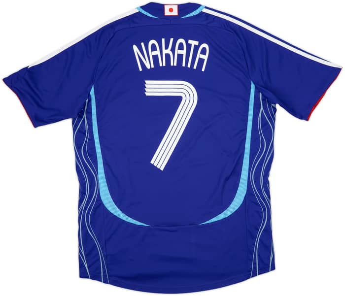 2006-08 Japan Home Shirt Nakata #7 - 8/10 - (L)