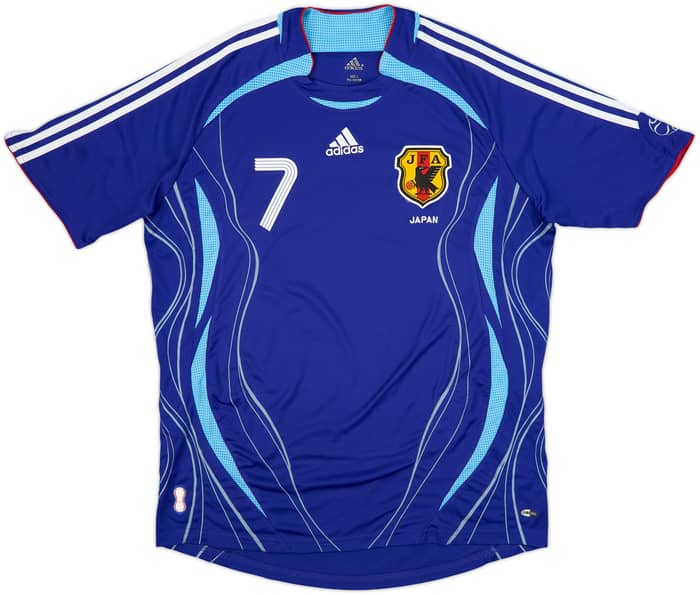 2006-08 Japan Home Shirt Nakata #7 - 8/10 - (L)