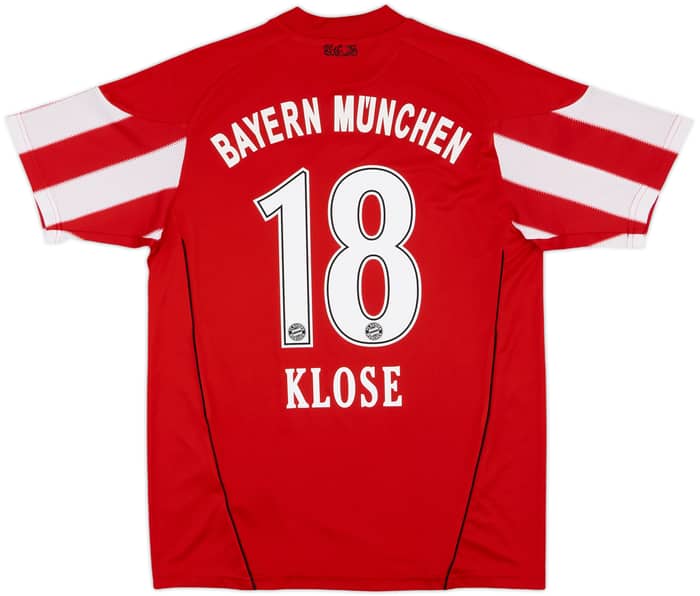 2010-11 Bayern Munich Home Shirt Klose #18 - 6/10 - (XL.Boys)