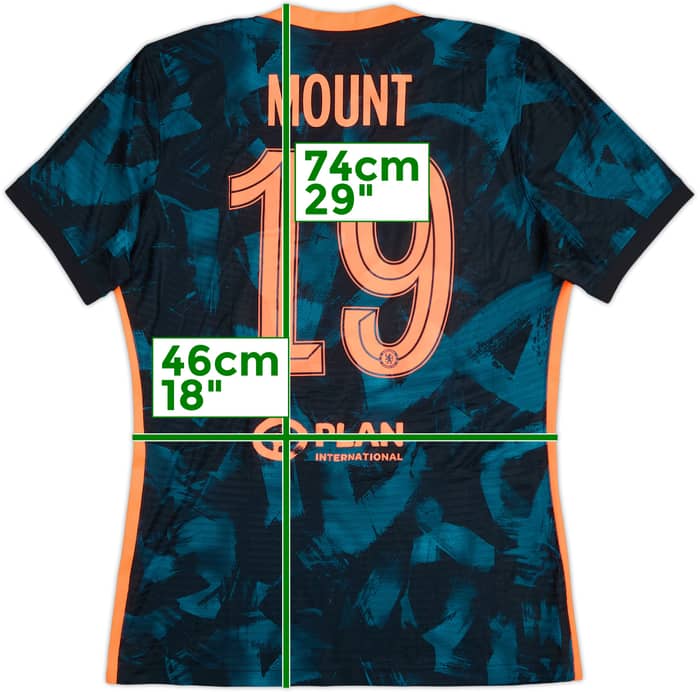 2021-22 Chelsea Player Issue Third Shirt Mount #19 - 9/10 - (L)