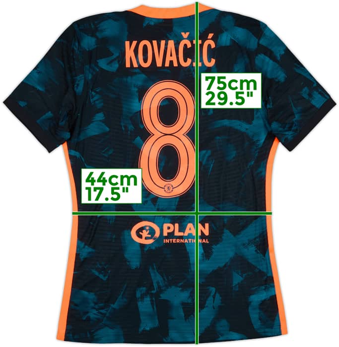 2021-22 Chelsea Player Issue Third Shirt Kovacic #8 - 9/10 - (M)
