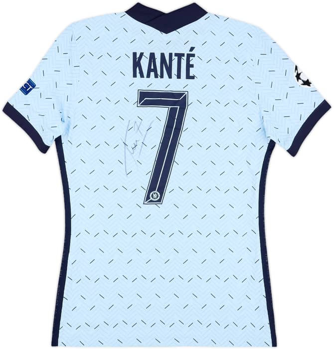 2020-21 Chelsea Player Issue Signed Away Shirt Kante #7 - 9/10 - (M)