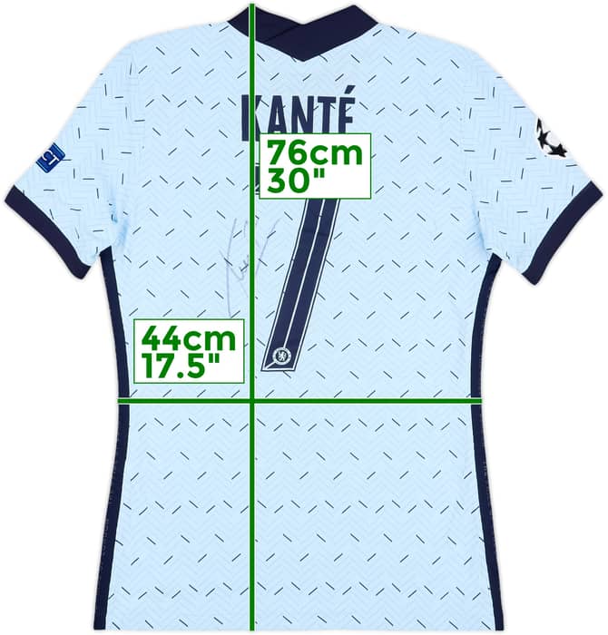 2020-21 Chelsea Player Issue Signed Away Shirt Kante #7 - 9/10 - (M)