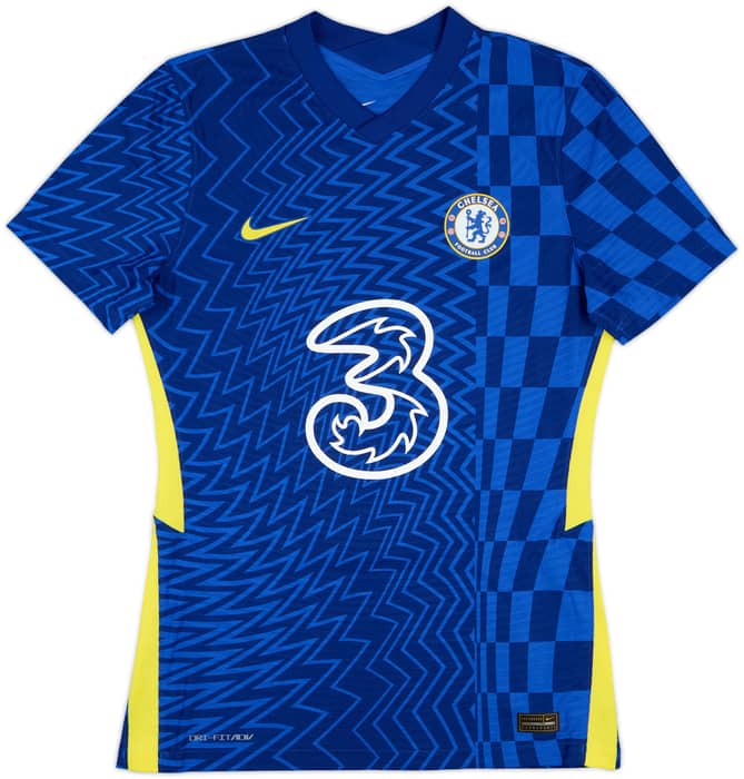 2021-22 Chelsea Player Issue Signed Home Shirt Kante #7 - 9/10 - (M)