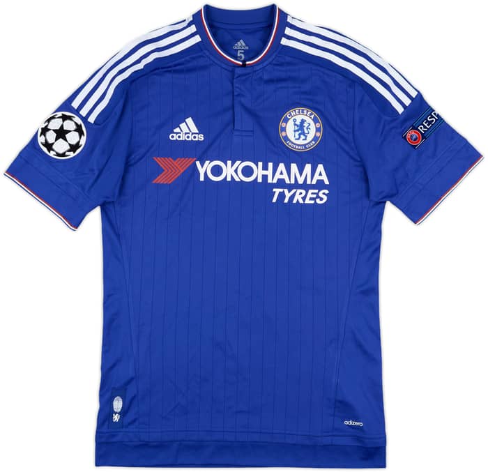 2015-16 Chelsea Player Issue Signed Champions League Home Shirt Oscar #8 (S/M)