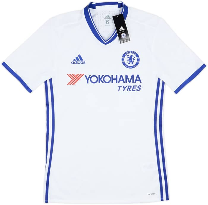 2016-17 Chelsea Player Issue Signed Third Shirt Moses #15 (M)