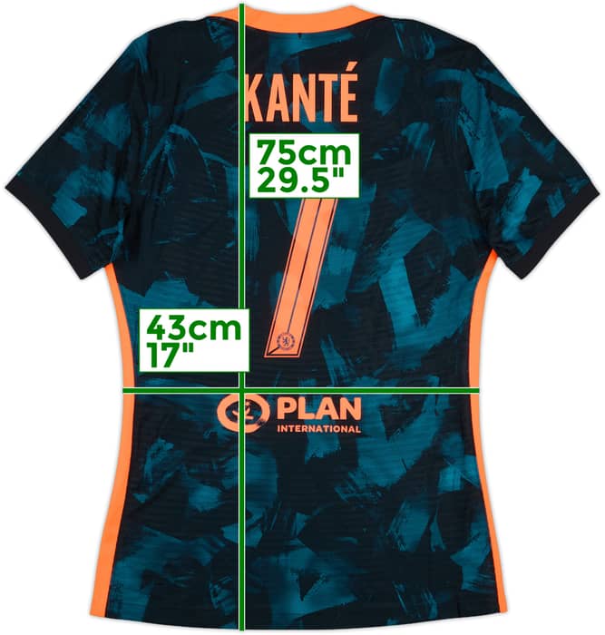 2021-22 Chelsea Player Issue Third Shirt Kante #7 - 8/10 - (M)