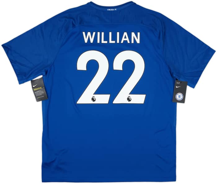 2017-18 Chelsea Home Shirt Willian #22 (XL)