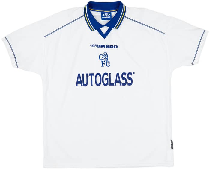 1998-00 Chelsea Away Shirt Vialli #9 - 9/10 - (XXL)