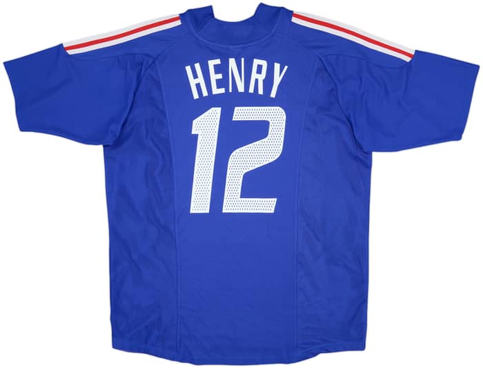 2002-04 France Home Shirt Henry #12 - 6/10 - (L)