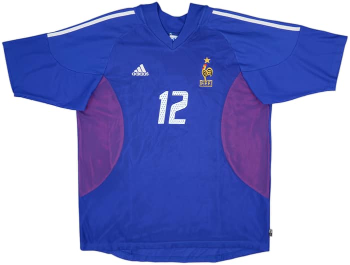 2002-04 France Home Shirt Henry #12 - 6/10 - (L)