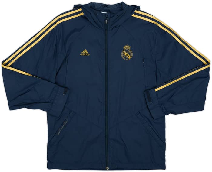 2008-09 Real Madrid adidas Hooded Rain Jacket - 8/10 - (M)