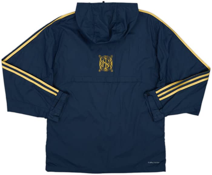 2008-09 Real Madrid adidas Hooded Rain Jacket - 8/10 - (M)
