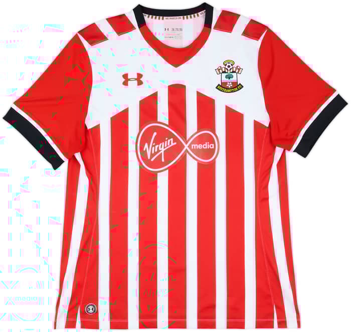 2016-17 Southampton Home Shirt Virgil #17 - 8/10 - (XXL)