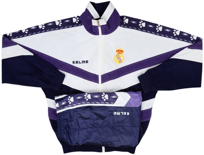 1996-97 Real Madrid Kelme Tracksuit - 8/10 - (S)