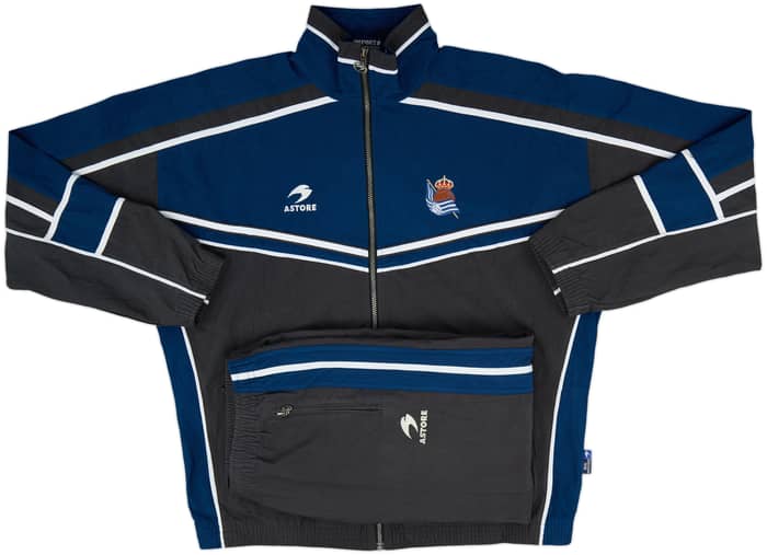 1998-00 Real Sociedad Astore Full Tracksuit - 9/10 - (XL)