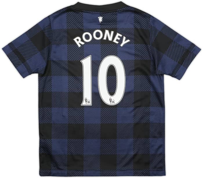 2013-14 Manchester United Away Shirt Rooney #10 - 8/10 - (S.Boys)