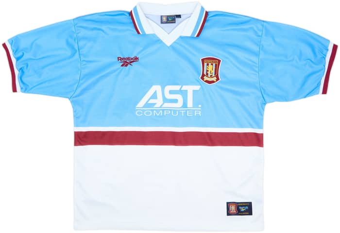 1997-98 Aston Villa Away Shirt Yorke #10 - 9/10 - (XL)