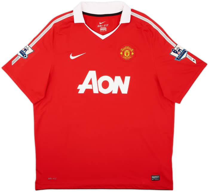 2010-11 Manchester United Home Shirt Rooney #10 - 8/10 - (XXL)