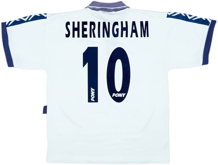 1995-97 Tottenham Home Shirt Sheringham #10 - 5/10 - (M)