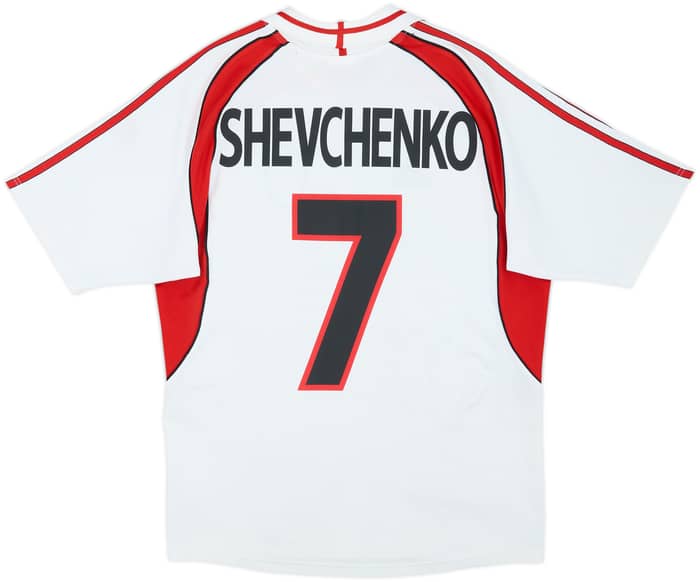 2000-02 AC Milan Away Shirt Shevchenko #7 - 6/10 - (S)