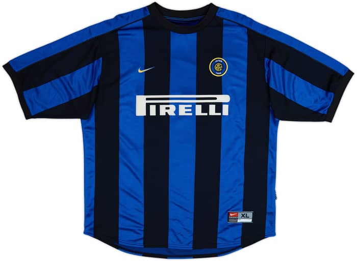 Camiseta de local del Inter Milan 1999-00 Ronaldo #9 - 10/10 - (XL)