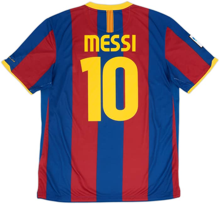 2010-11 Barcelona Home Shirt Messi #10 - 5/10 - (L)