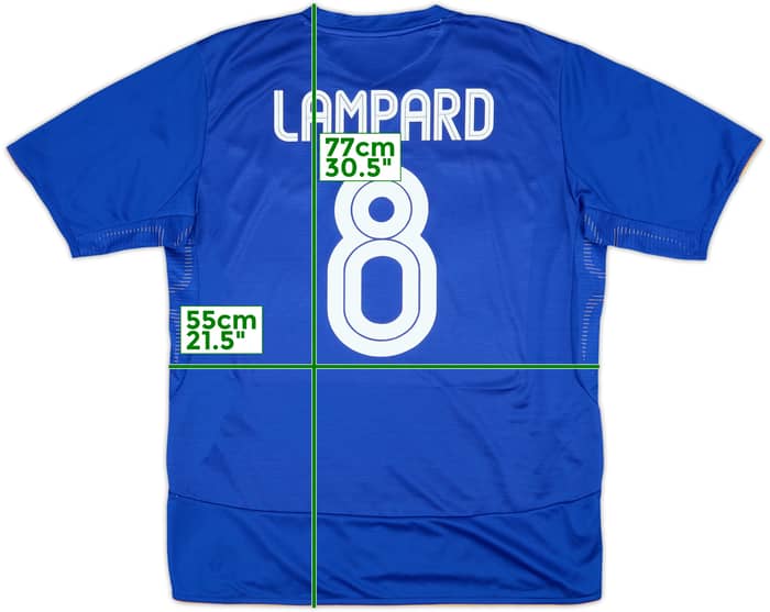 2005-06 Chelsea Centenary Home Shirt Lampard #8 - 6/10 - (XL)