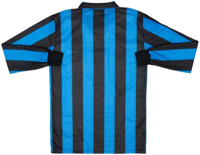 1989-90 Inter Milan Home L/S Shirt - 7/10 - (L)