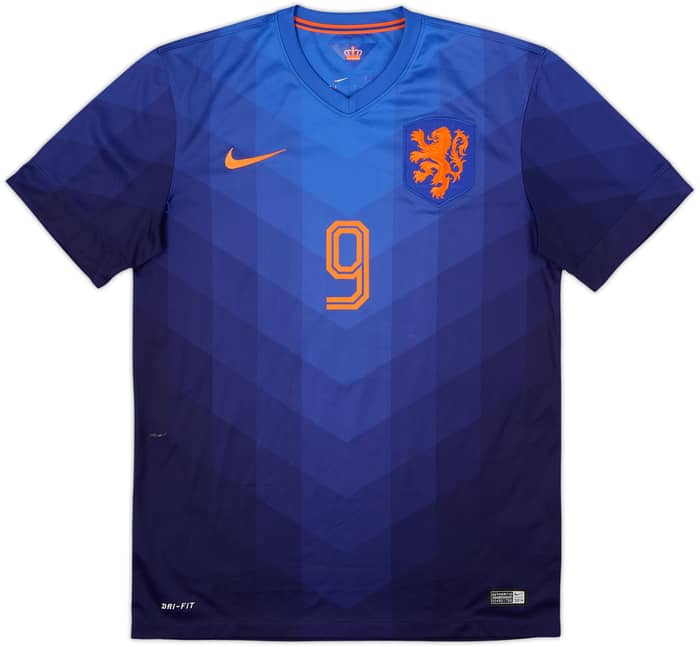 2014-15 Netherlands Away Shirt v.Persie #9 - 6/10 - (M)